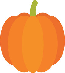 Pumpkin  Vector Illustration and Flat Icon, etc.