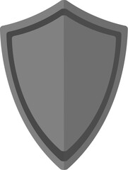 shield Flat Vector Illustration and Icon