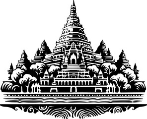 Borobudur Temple symbol