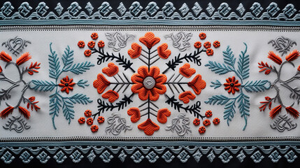 Native American eskimo traditional pattern ethnic design background - obrazy, fototapety, plakaty