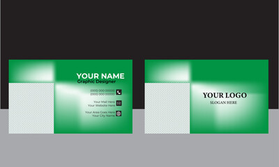 A modern Business card with a very clean design. made with a variety of guardian colors.