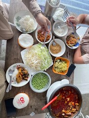 food on the table