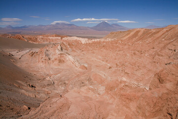 rocks and sand dunes in the desert