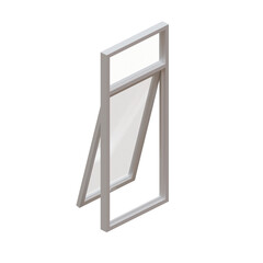 Window 3d Render Design Element