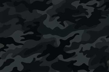 military camouflage seamless pattern vector design  - obrazy, fototapety, plakaty
