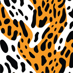 seamless leopard  stylish pattern design