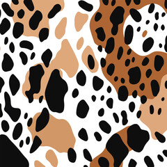 seamless leopard pattern background design