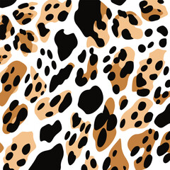seamless leopard print pattern background design