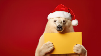 chrismas bear letter background