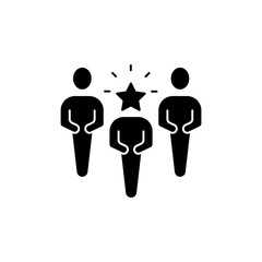 Obraz premium personality concept line icon. Simple element illustration.personality concept outline symbol design.