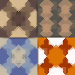 Vector illustration of geometric seamless pattern, wallpaper.