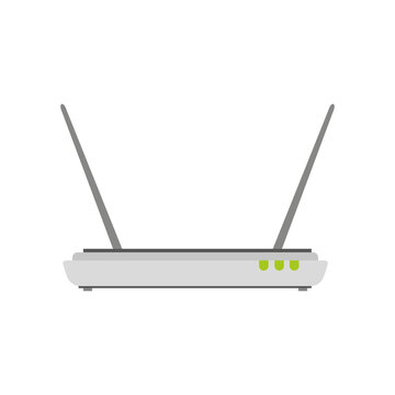 a dsl modem cartoon. broadband ethernet, lan net, wifi speed a dsl modem sign. isolated symbol 