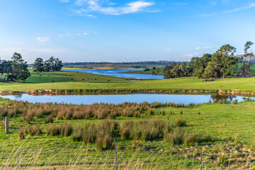 Carcoar Dam, Wind Turbines and countryside
