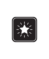 star button icon, vector best flat icon.