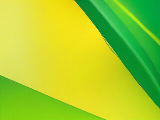 Green and yellow background with a green background. Created using generative AI tools - obrazy, fototapety, plakaty