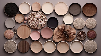Neutral Tones Texture and Color Inspiration Board