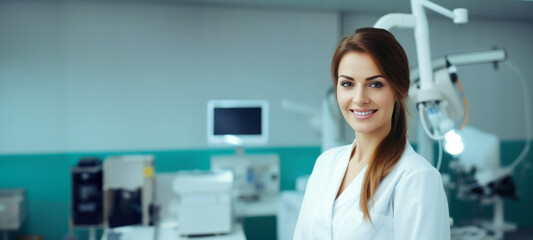 Beautiful Female, cosmetologist, Surgeon  Modern Clinic with Advanced Equipment and Professional Staff, Hospital Ward