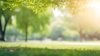 blur park garden tree in nature background.