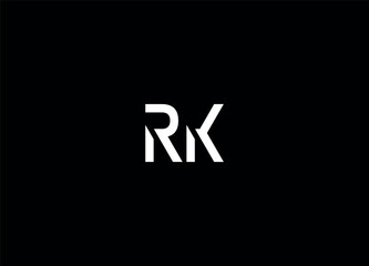 RK  letter logo design and creative logo