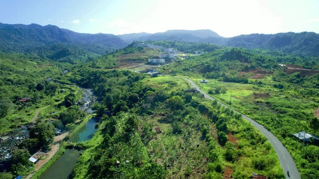 Establish Aerial view Campus 3 UIN Imam Bonjol Padang