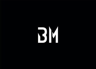 BM  letter logo design and creative logo