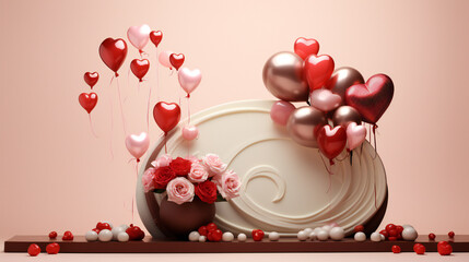 "Love's Canvas: Mesmerizing Valentines Backgrounds and Heartwarming Cards Capture the Essence of Valentine's Day Bliss."





