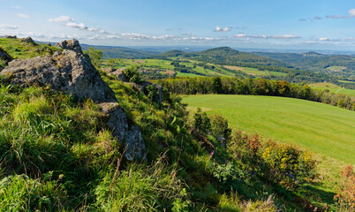 Der Simmelsberg bei Gersfeld im Biosphärenreservat Rhön, Hessen, Deutschland