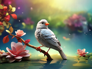 3D Bird Generated With AI