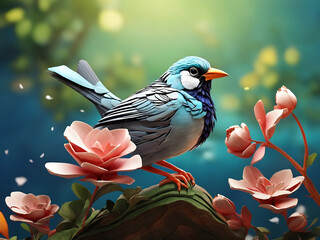 3D Bird Generated With AI