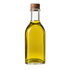 Fotobehang glass bottle of olive oil isolated on transparent background,transparency  © SaraY Studio 