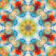 Seamless pattern in retro style. Used for print, fabric, batik, design, web.