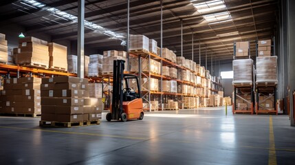 forklift operator in warehouse