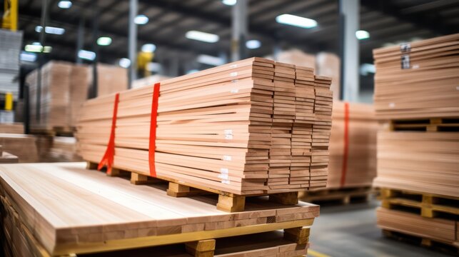 stack of wooden pallets