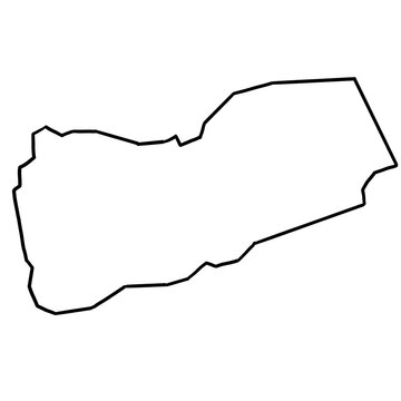 recommend clip art: Yemen map outline