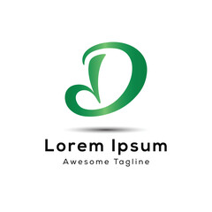 letter dd logo design icon