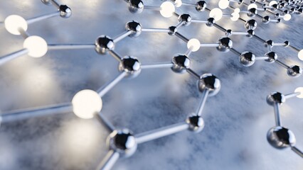 social network concept , 3d render