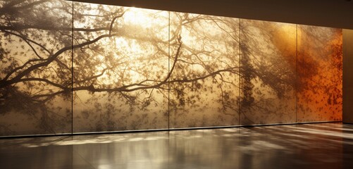 Detailed view of an epoxy-coated wall, capturing the play of light and shadow on its surface with HD camera perfection.