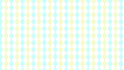 黄色と水色のグネグネ曲線縞模様16：9