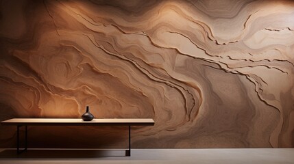 Fine-grained epoxy details forming an elegant and sophisticated wall texture.
