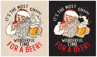 IT'S THE MOST WONDERFUL TIME FOR A BEER!-Christmas Day-Beer Lovers
