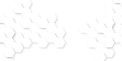 Obraz premium Background with hexagons . Abstract background with lines . white texture background . white and hexagon abstract background. white paper texture and futuristic business .