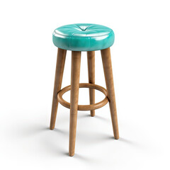 Bar stool turquoise