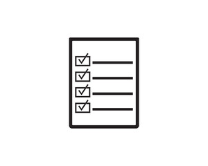 Checklist icon vector design illustration
