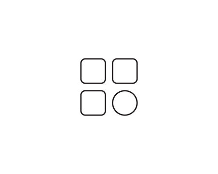 Categoris directory icon vector symbol design isolated