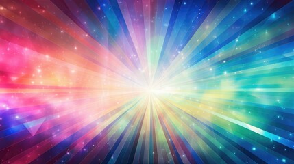 Prism light rainbow background.