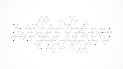 Creative idea of modern design with abstract geometric background. Minimalistic texture with triangles pattern