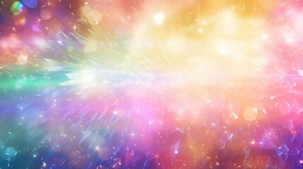 Obraz premium Prism light rainbow background.