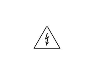 Electricity icon vector symbol design illustration