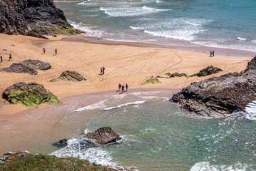 The Murder Hole beach, officially called Boyeeghether Bay in County Donegal, Ireland