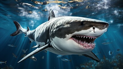 Naklejka premium A massive marine animal